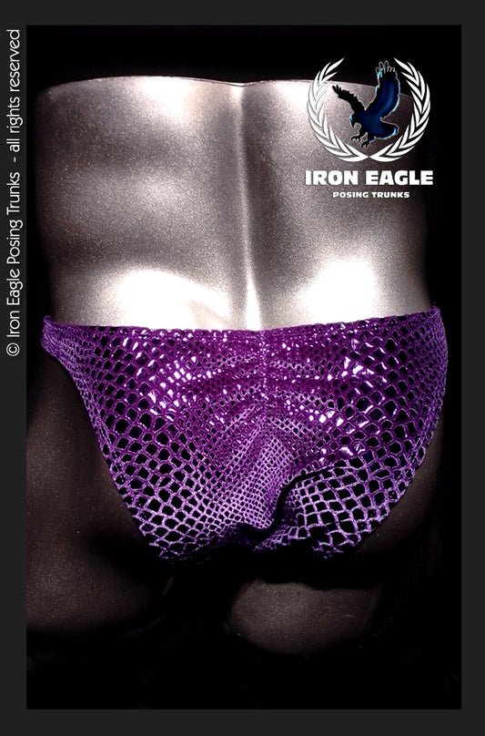 Purple Snakeskin Velvet